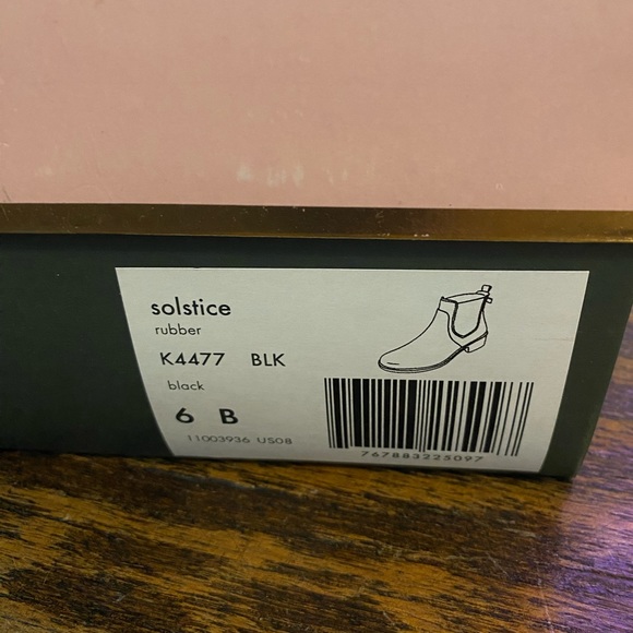Kate Spade Solstice Rubber boots - New in box! - Picture 3 of 4